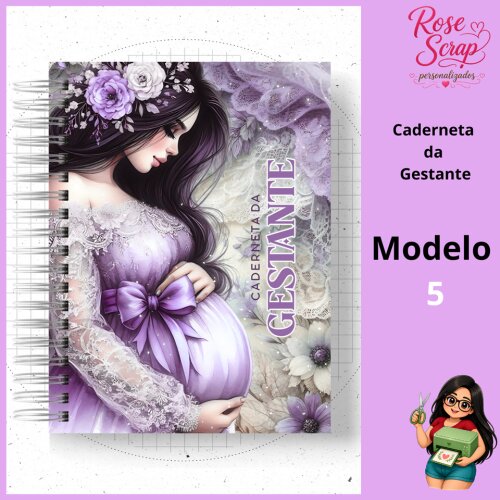 Caderneta da Gestante Personalizada – Miolo Atualizado do Minis
