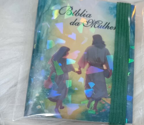 Kit com 10 (dez) Mini chaveiro Bíblia / Mini Bíblia Chaveiro pe