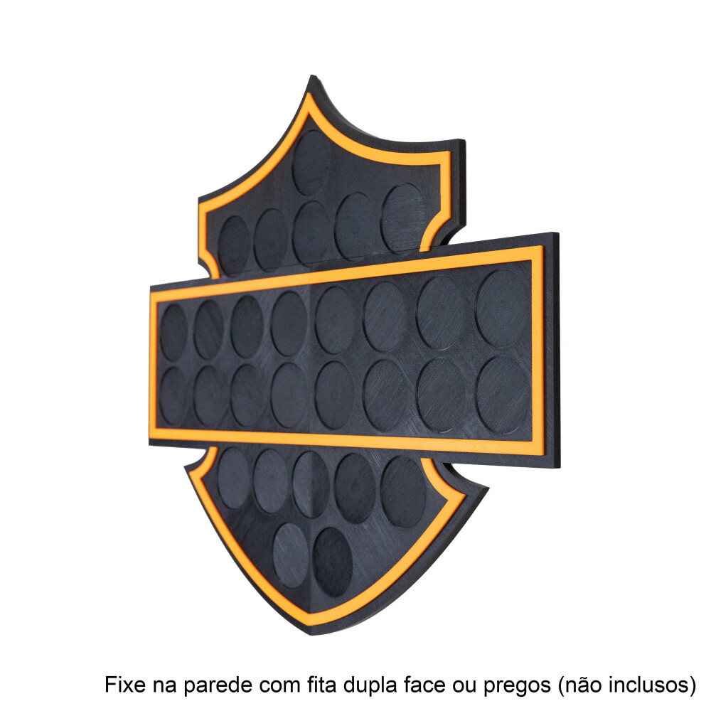 Placa Magnética para Fichas de Poker Harley-Davidson