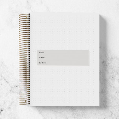 Caderno de São Bento Personalizado - Caderno Católico