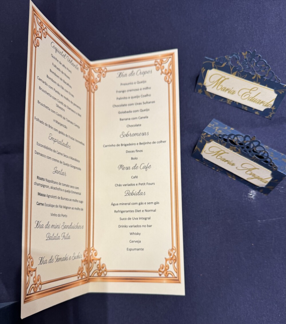 Menu de festa