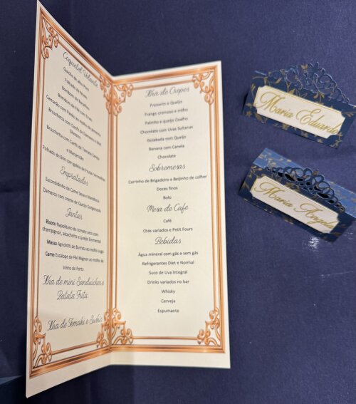 Menu de festa