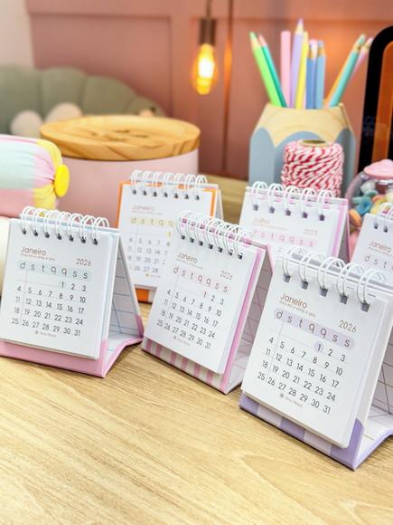 Mini Calendário de Mesa