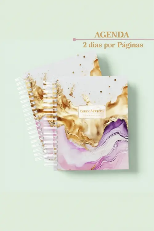 Agenda Personalizada 2027 - 2 dias por páginas