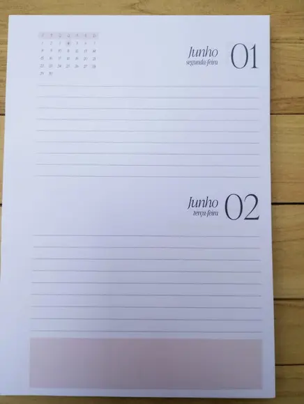 Agenda Personalizada 2027 - 2 Dias Por Páginas