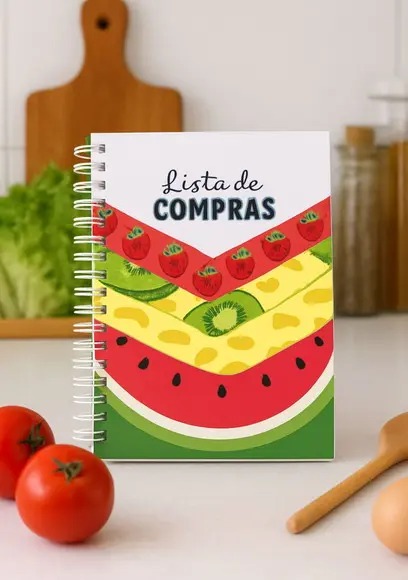 Caderno Lista de Compras
