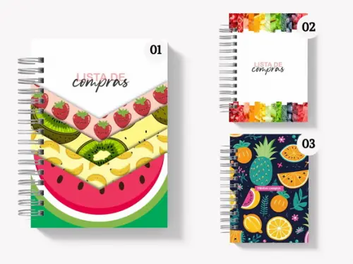 Caderno Lista de Compras (tamanho A6)