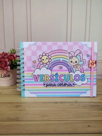 Livro de Colorir Versículos Bíblico