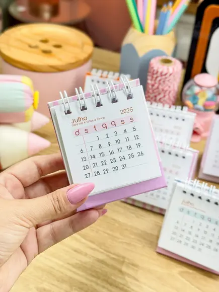 Mini Calendário 2026 Unitário