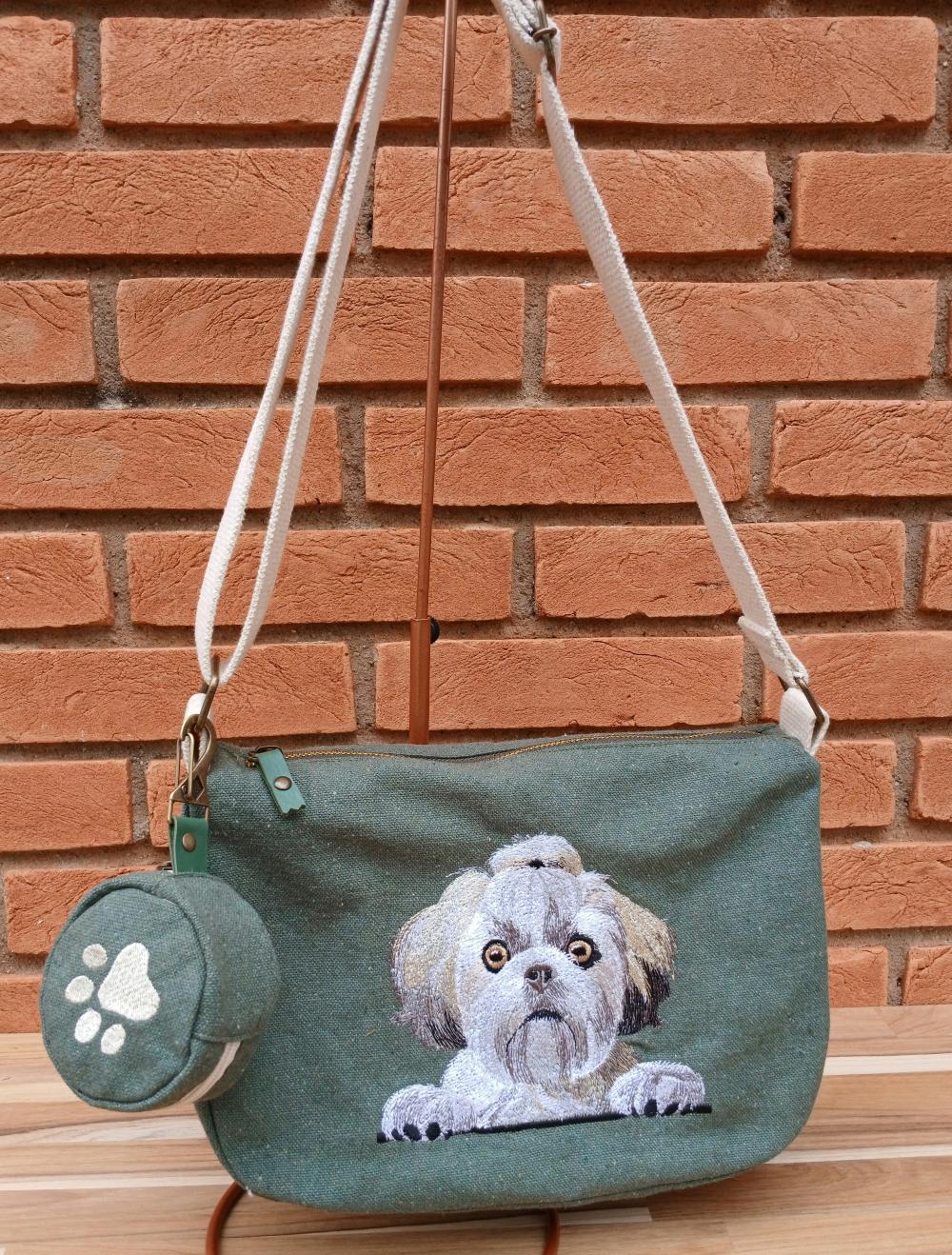 Bolsa em Lona Bordada