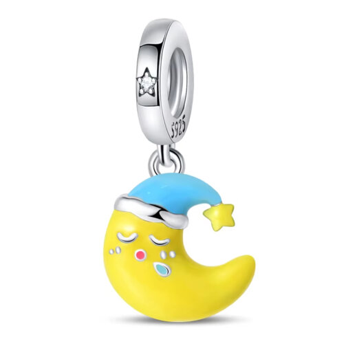 Berloque Pingente Lua Prata 925