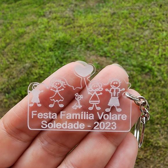 Chaveiro Encontro da Família em Acrílico
