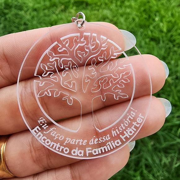 Chaveiro Personalizado Árvore da Vida em Acrílico