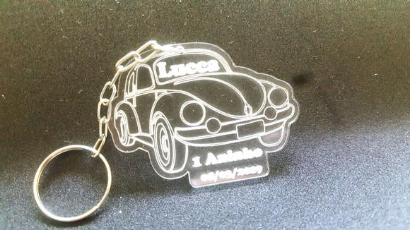 Chaveiro Personalizado Acrílico Carro Personalizado