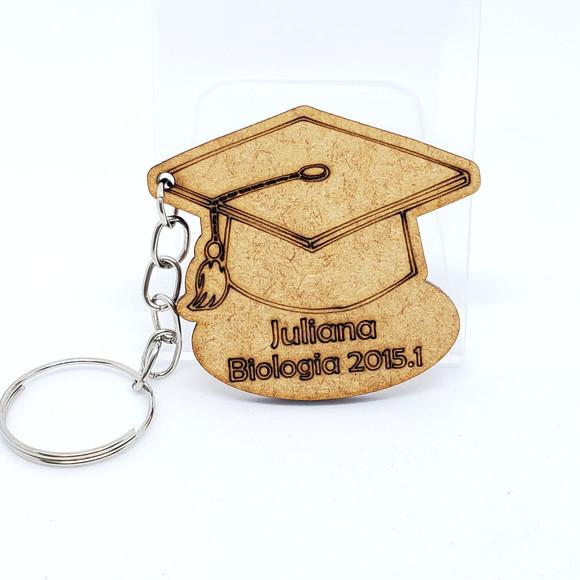 Chaveiro Personalizado Capelo Formatura