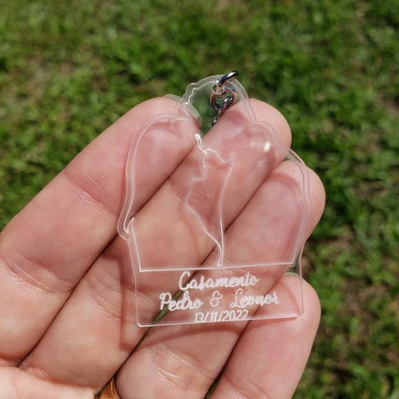 Chaveiro Personalizado Casamento Casal