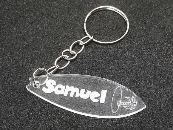 Chaveiro Mini Prancha de Surf - Ilha
