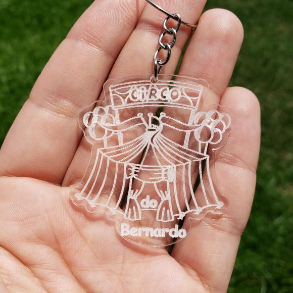 Chaveiro Personalizado Circo