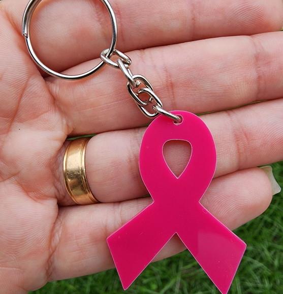 Chaveiro Campanha Outubro Rosa