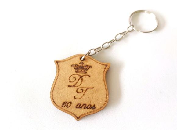 Chaveiro Brasão para Bodas