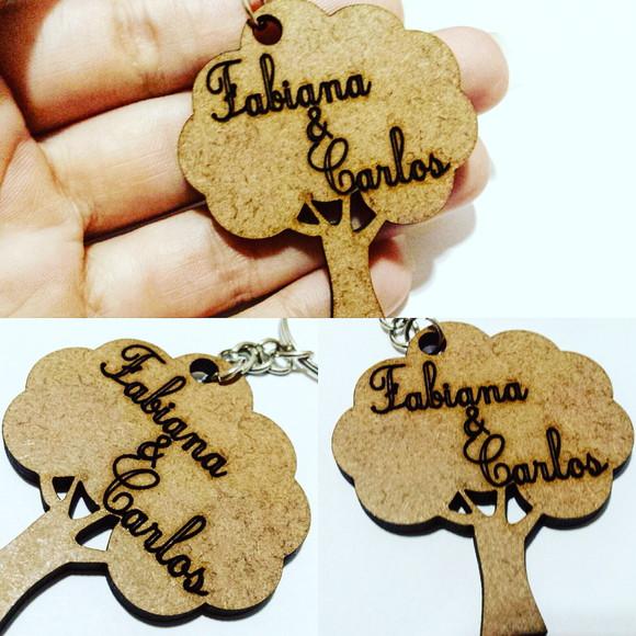Chaveiro Personalizado Árvore da Vida Raíz