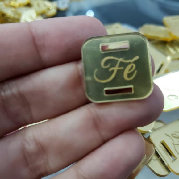Finalizador Laço ou Passante de elástico - Fé Espelhado