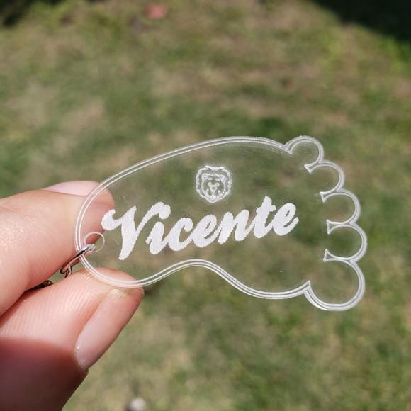 Chaveiro Personalizado Pezinho Leão