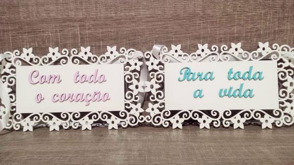 Placas Cadeiras para Toda Vida...