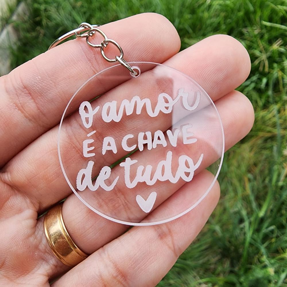 Chaveiro Casamento o Amor É a Chave de Tudo