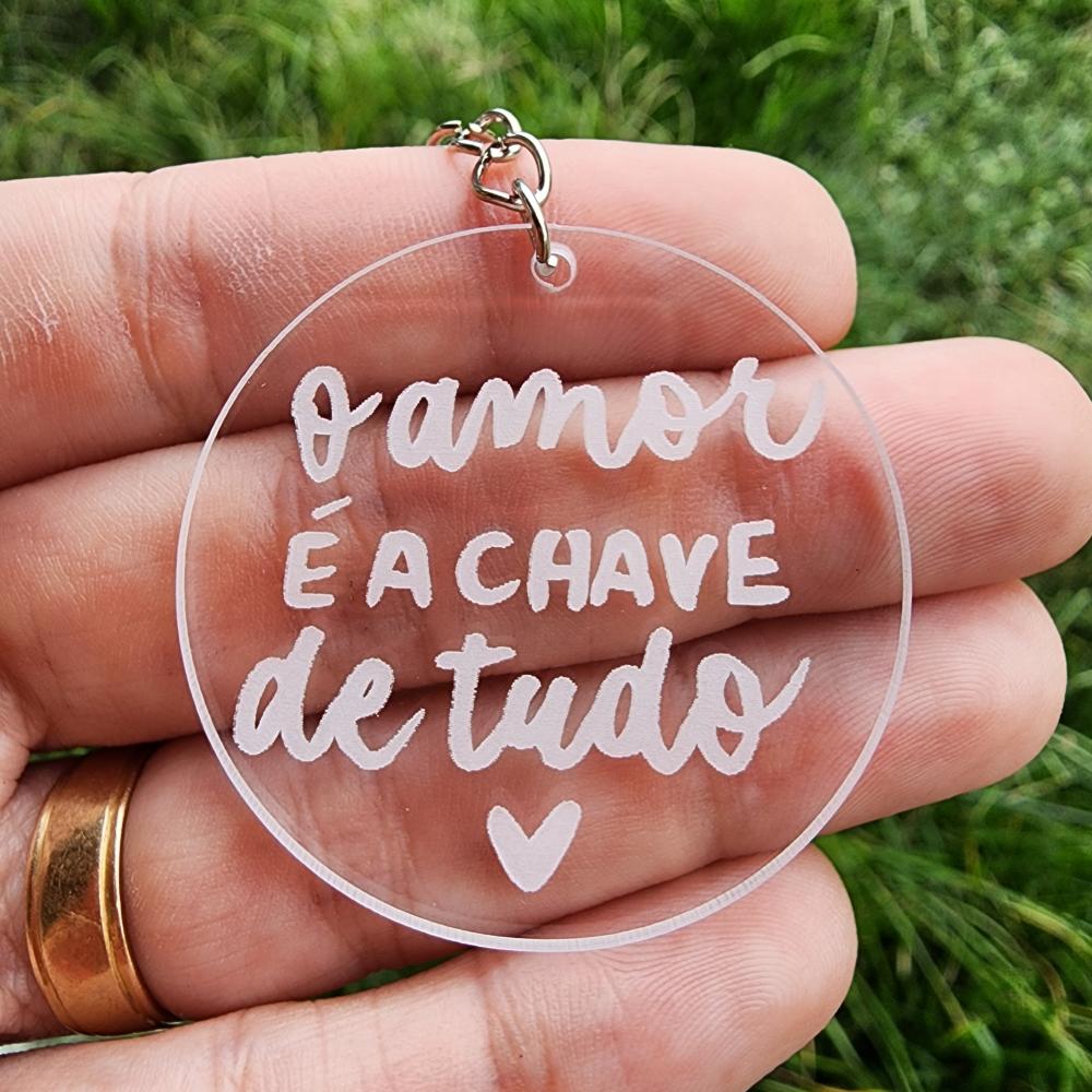 Chaveiro Casamento o Amor É a Chave de Tudo