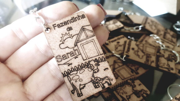 Chaveiro Rústico Fazendinha