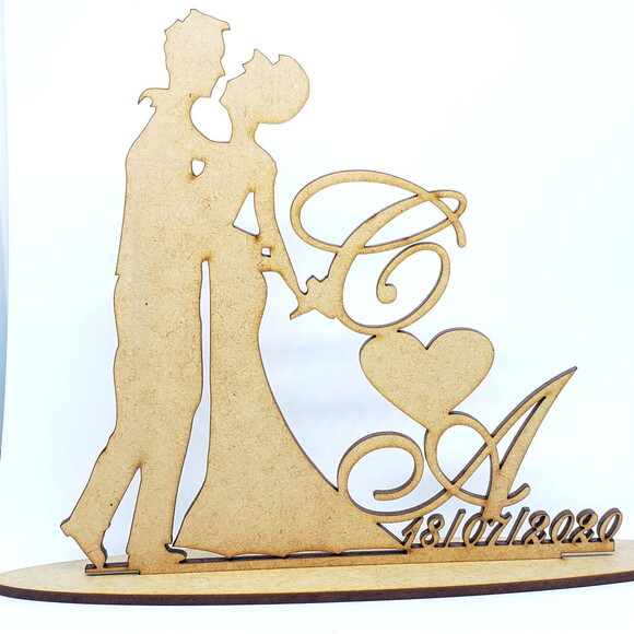 Topo de bolo Casamento