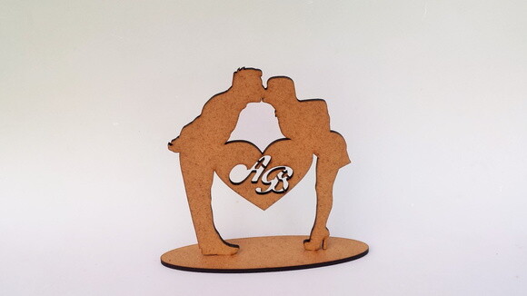Topo de bolo Personalizado Noivado ou Casamento
