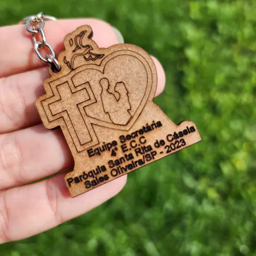 Chaveiro Personalizado Encontro de Casais com Cristo ECC