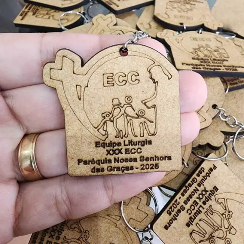 Chaveiro Personalizado Encontro de Casais com Cristo ECC II