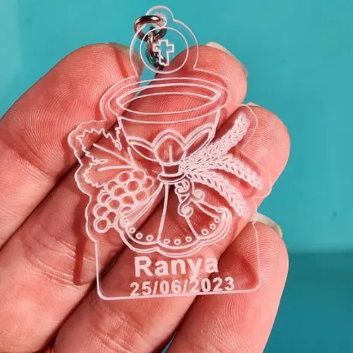 Chaveiro Personalizado Primeira Eucaristia Comunhão