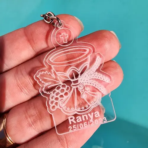Chaveiro Personalizado Primeira Eucaristia Comunhão