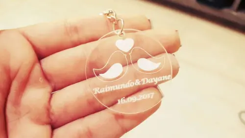 Chaveiro Love Birds Casamento