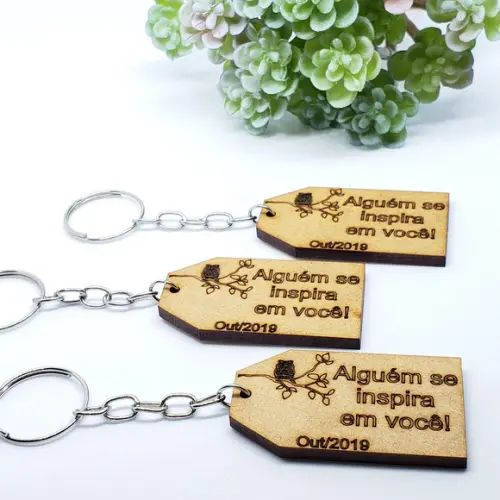 Chaveiro Personalizado Tag para Dia dos Professores