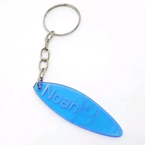 Chaveiro Mini Prancha De Surf - Azul