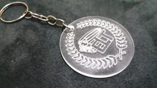 50 Chaveiros Personalizados Com Logo-Leia Detalhes*