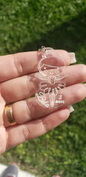Chaveiro Bailarina Ballet Personalizado