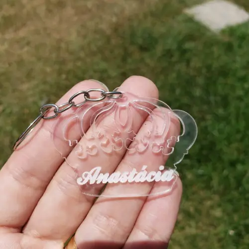 Chaveiro Personaluzado Coroa Cristal