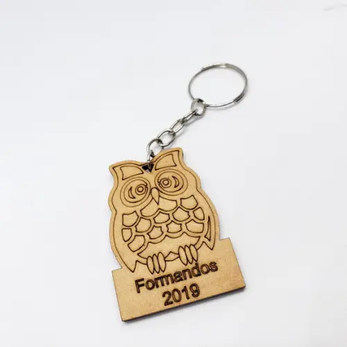 Chaveiro Personalizado Formatura Coruja