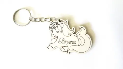 Chaveiro Personalizado Unicórnio