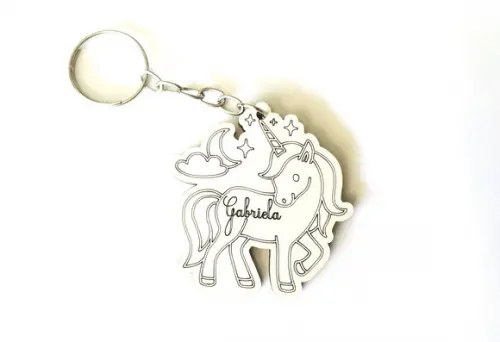 Chaveiro Personalizado Unicórnio