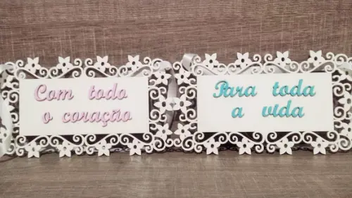 Placas Cadeiras para Toda Vida...