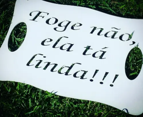 Placa Foge Não...