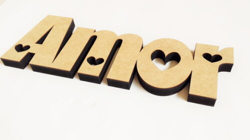 Amor Coração Mdf
