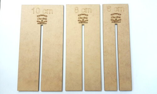 Kit de 3 Gabaritos para Laços